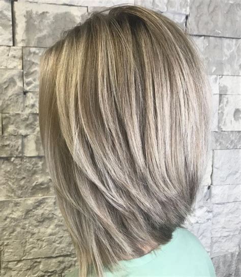 a line with layers haircut|long inverted bob with layers.